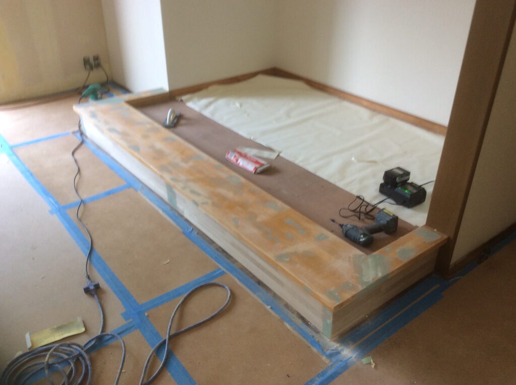 Japanese-style room floor 1 before