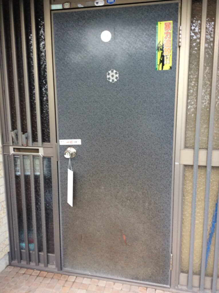Entrance door 2 before