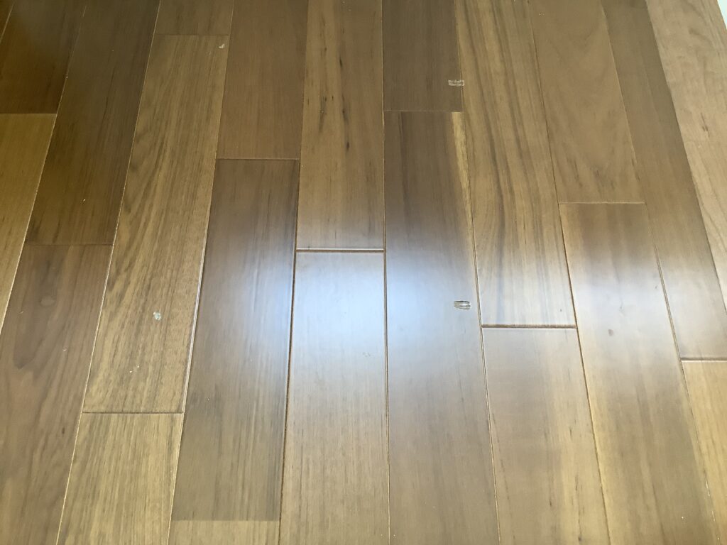 Floor piece 1 before