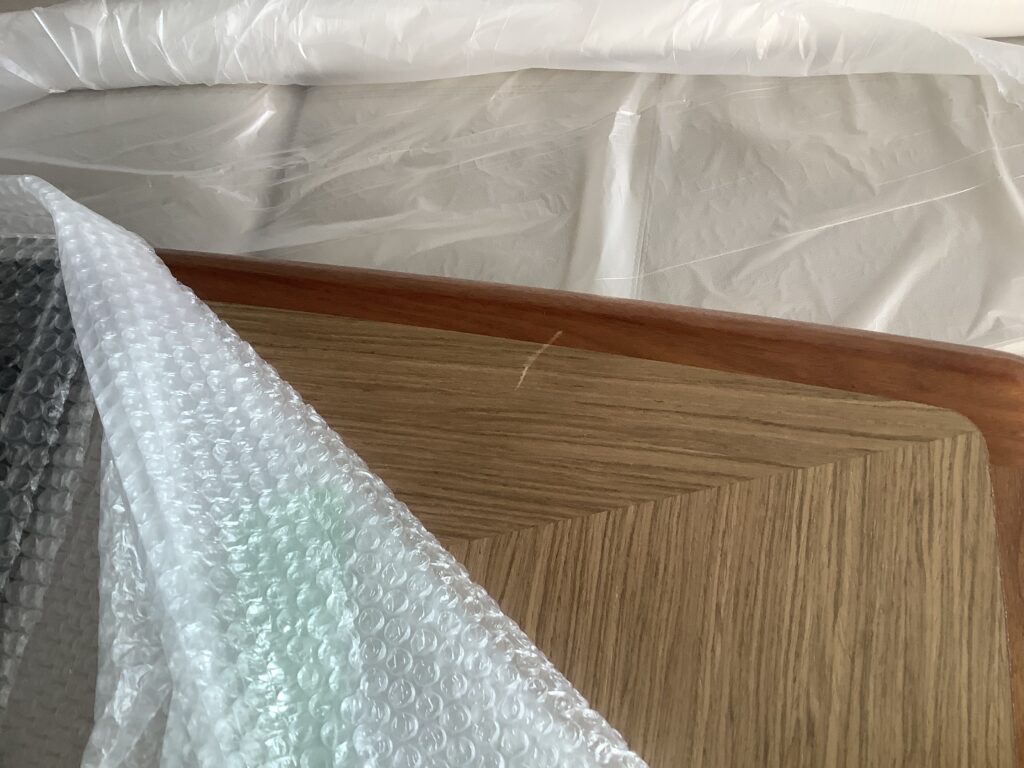 Yacht table 1 before
